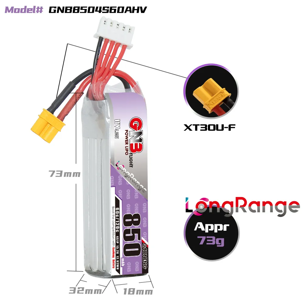 Baterai LiPo GAONENG GNB 850mA - Drone Battery Li-Ion ulasan dan harga