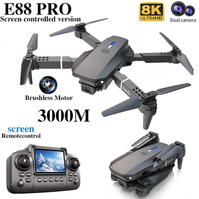Drone E88 PRO Profesional deng - Drone Battery Case ulasan dan harga