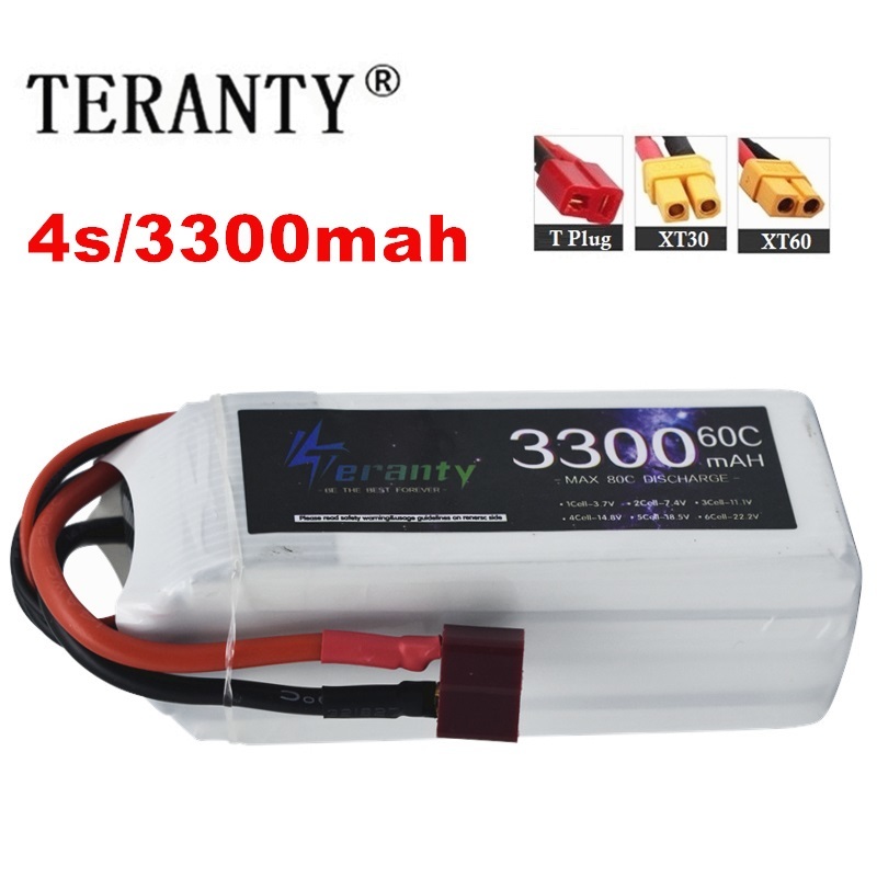 LiPo baterai isi ulang 4S 3300 - Drone Battery Connector ulasan dan harga