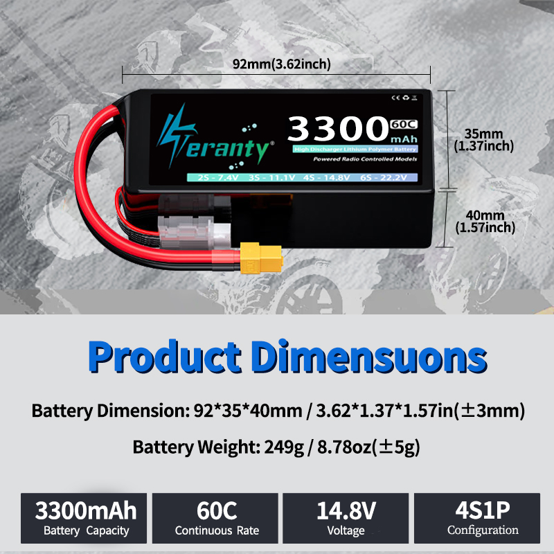 TERANTY 4S 3300mAh Baterai Lip - Drone Battery Plate ulasan dan harga