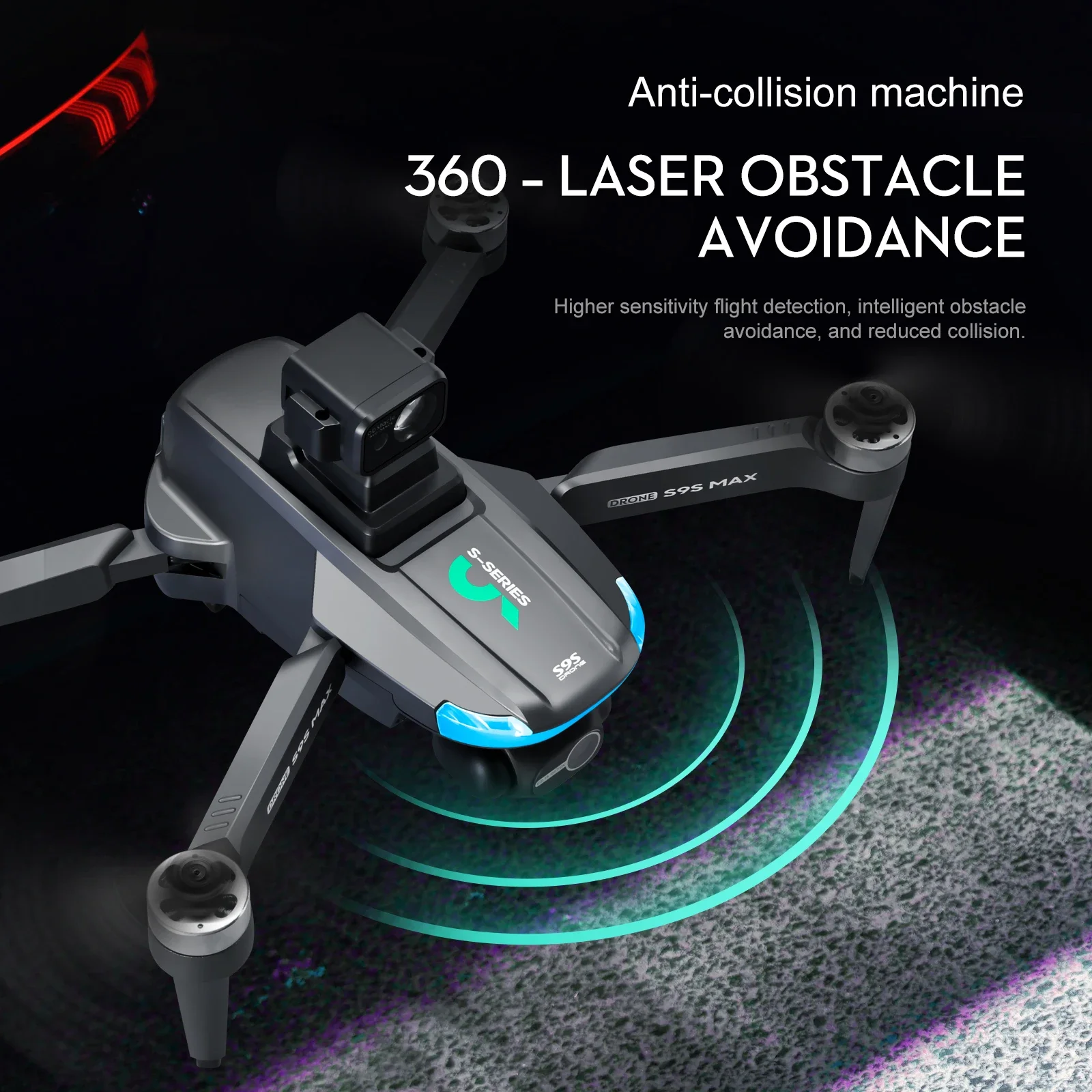 Drone MINI S9S MAX Baru 4K 2 S - Drone Battery Case ulasan dan harga