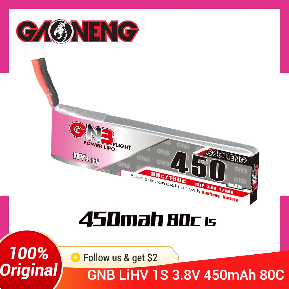 Baterai LiPo GAONENG GNB 1S 45 - Drone Battery Li-Ion ulasan dan harga