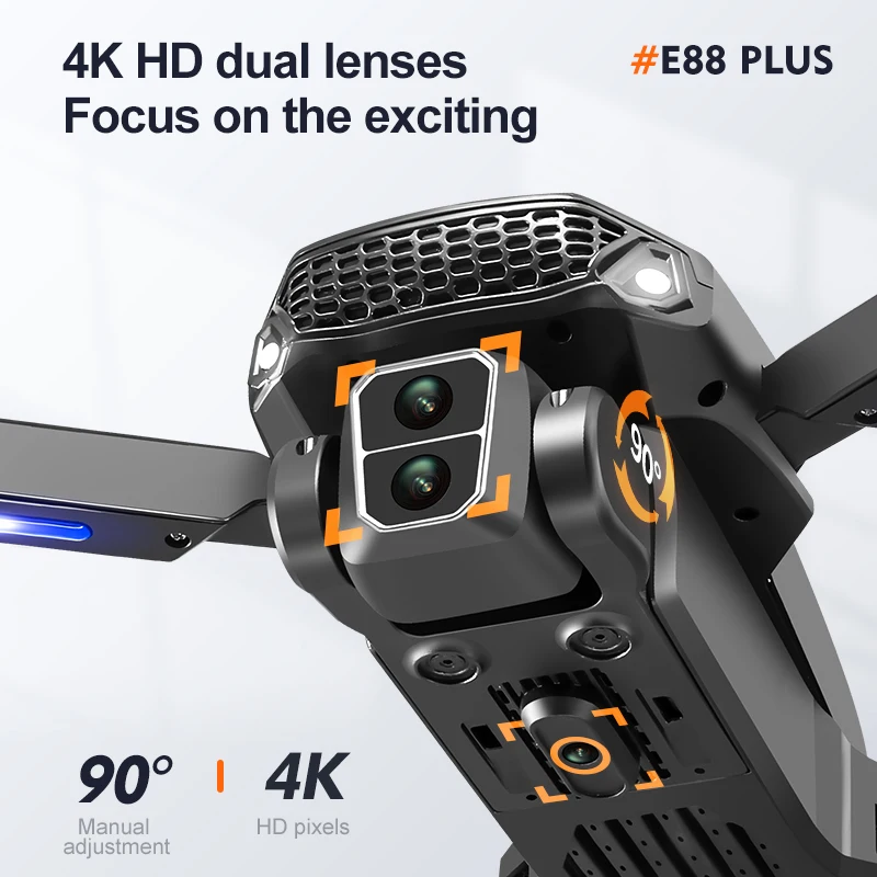 Drone Quadcopter E88 Plus baru - Drone Battery Case ulasan dan harga